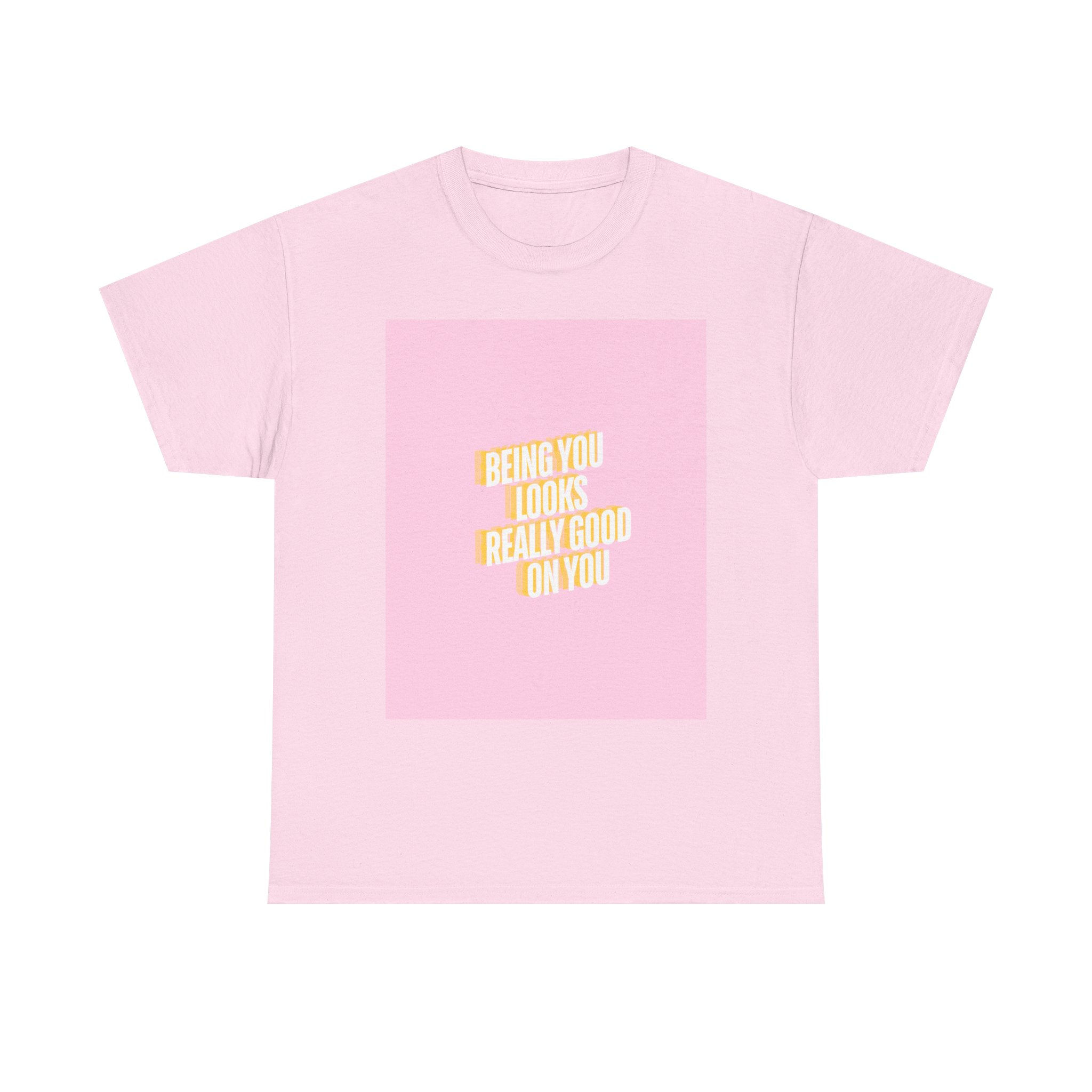 Little Reminder T-Shirt "Being You" – Punch Heart Edition | Light Pink