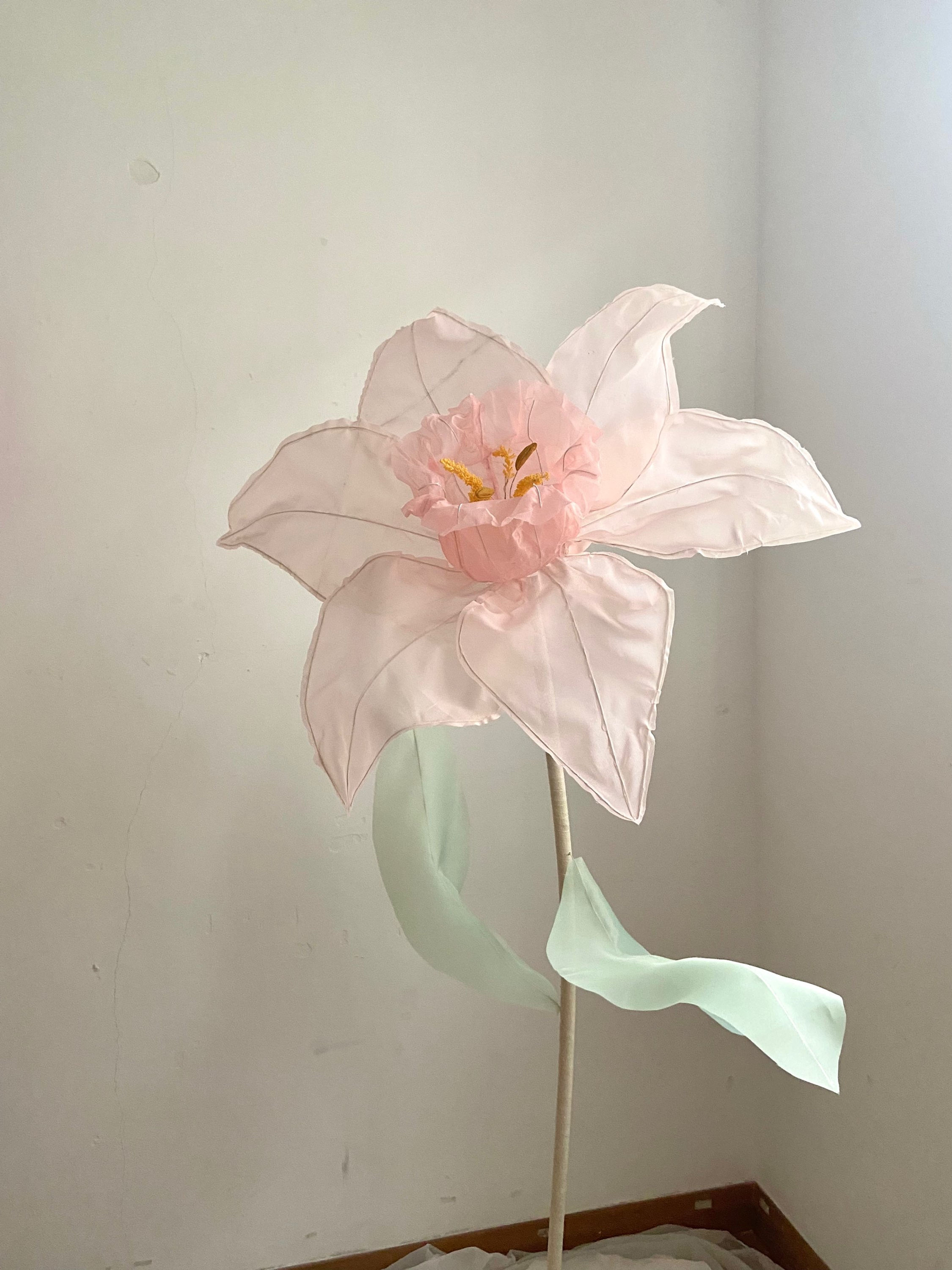  (For RENT) Pink Daffodils Standing Flower