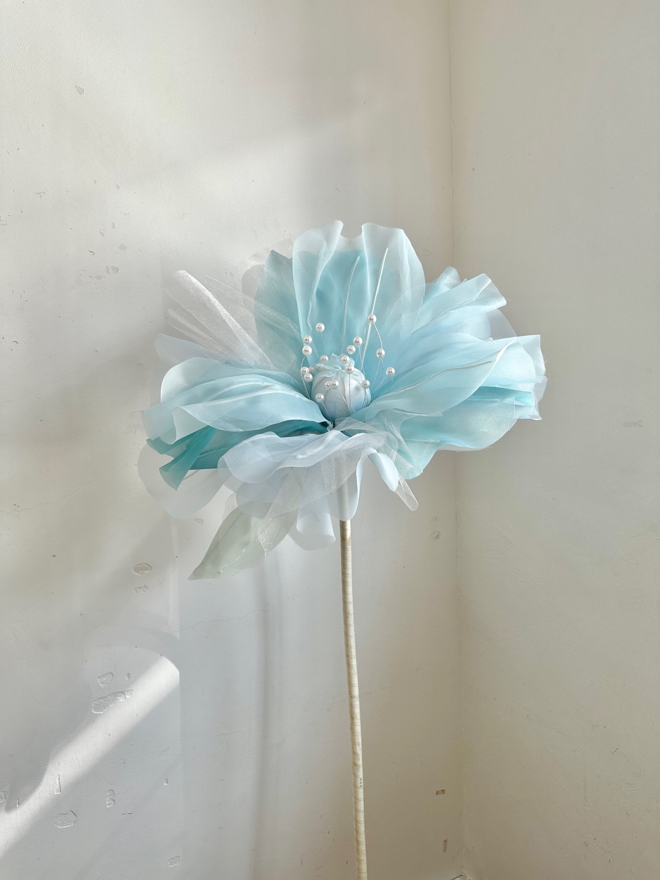 Light Blue Poppy Standing Flower