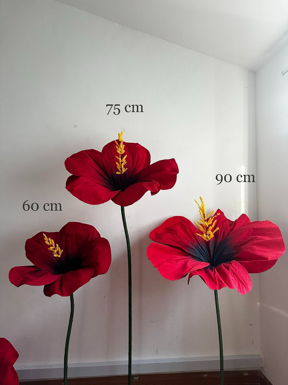 Thumbnail: (Package) 5 Paper Hibiscus Garden