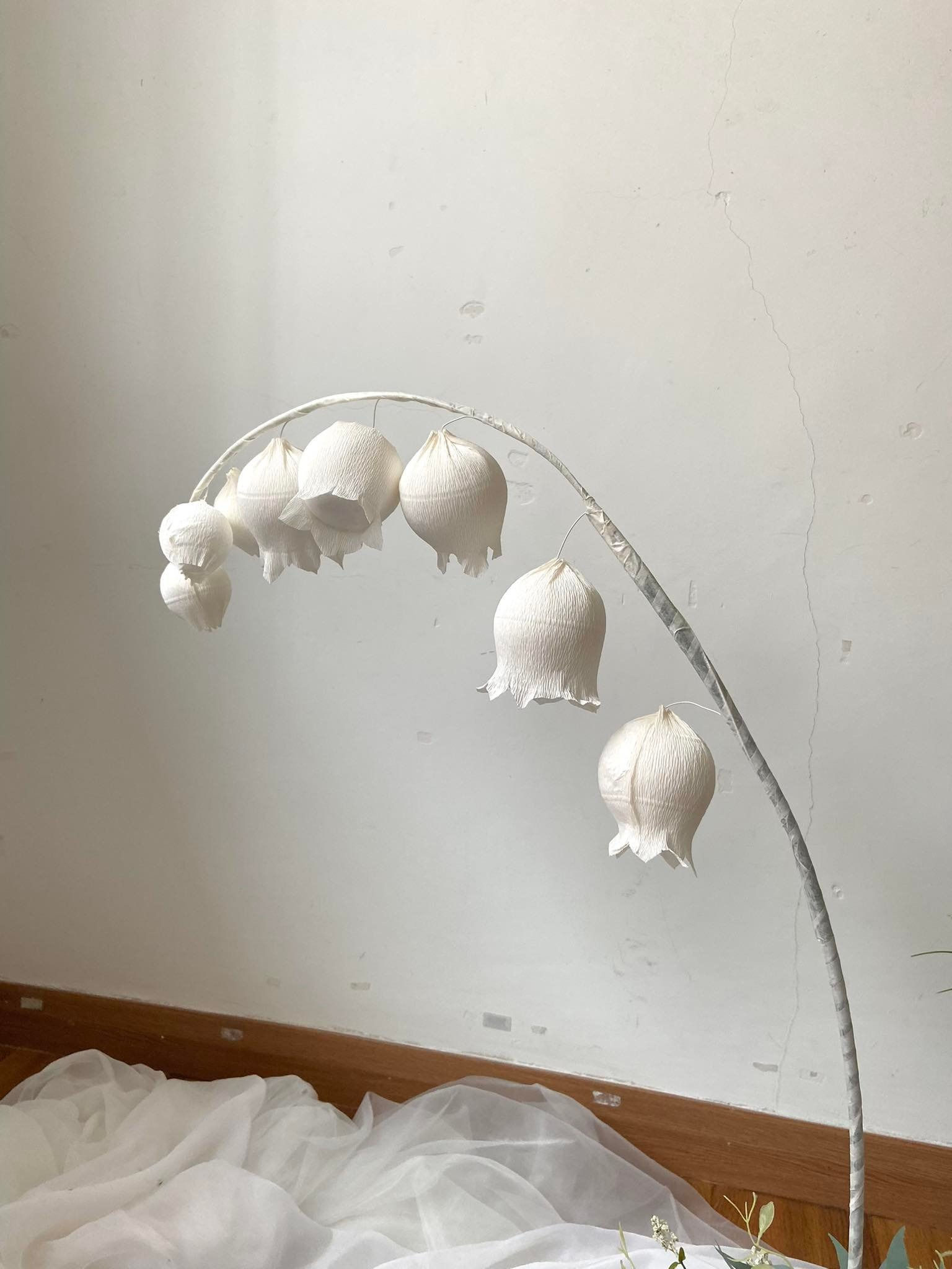 (For RENT) White Valley of Lily Standing Flower