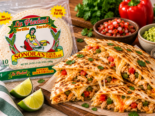 Crispy Chicken & Cheese Quesadillas