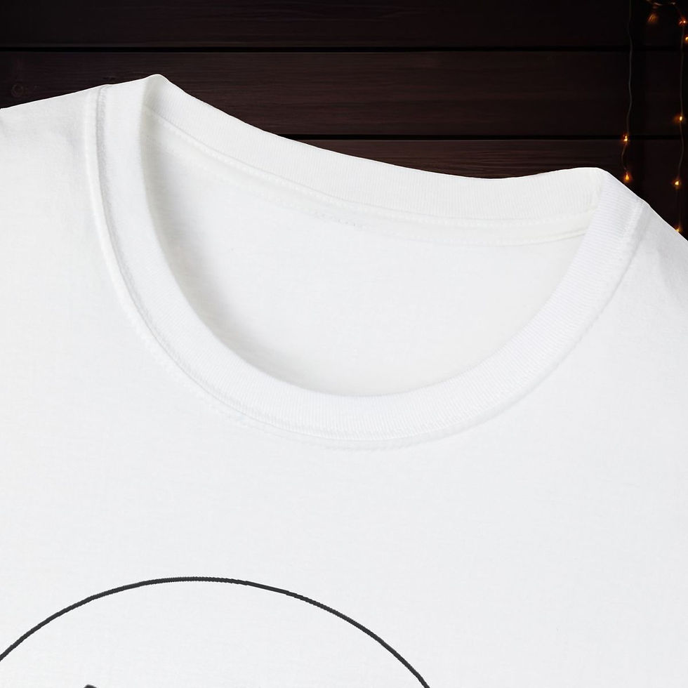 Thumbnail: Cute & Creepy Wolf Design | Soft, Lightweight Cotton Unisex Tee