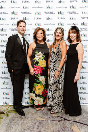 Colleagues at a black tie gala for The Interior Design Society National Conference Awards | Resonance Interiors and Friends