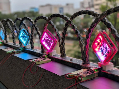 太陽能窗花燈驚豔世貿一館 高雄博愛國小打造綠能科技美學