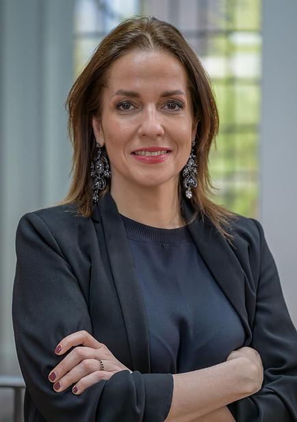 Petra Majová, Chief People & Culture Officer at Lyreco Europe, executive portrait in a natural office setting