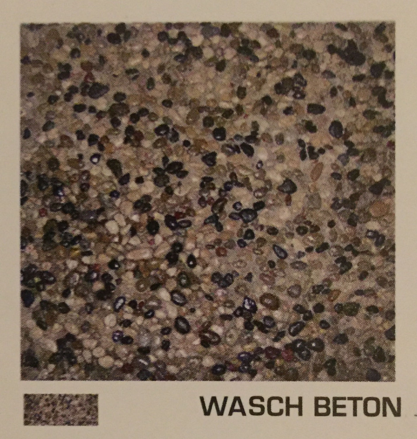 Wasch beton karo