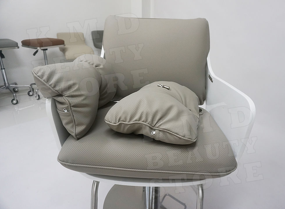 ภาพขนาดย่อ: เก้าอี้เสริมสวยสีเทา