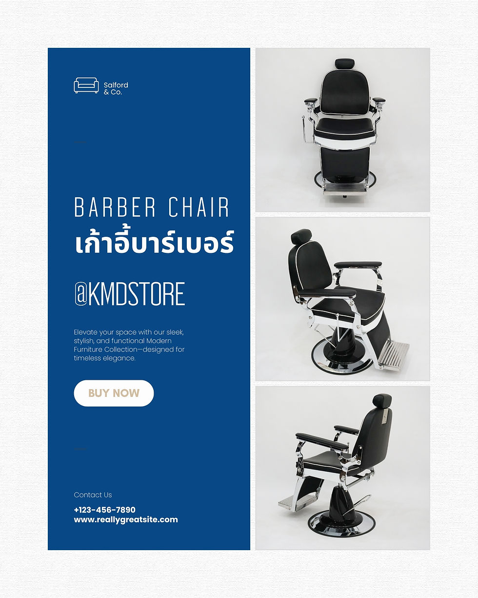 ภาพขนาดย่อ: เก้าอี้ตัดผมชาย
