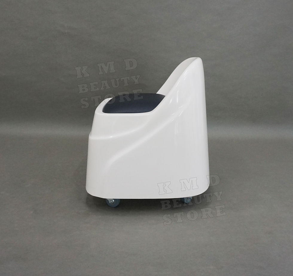 Thumbnail: KMD5025V เก้าอี้ช่างทำเล็บเท้าเบาะดำ