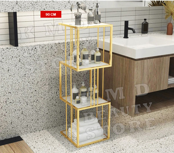 ภาพขนาดย่อ: KMD5752 ชั้นวางขาวทอง