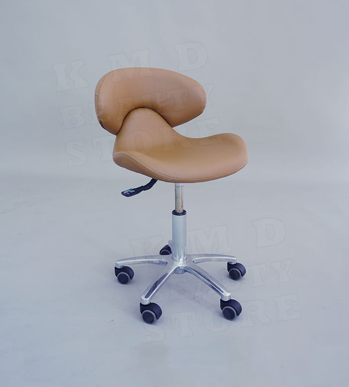 Thumbnail: K51985R เก้าอี้ช่าง มีพนัก สีน้ำตาล