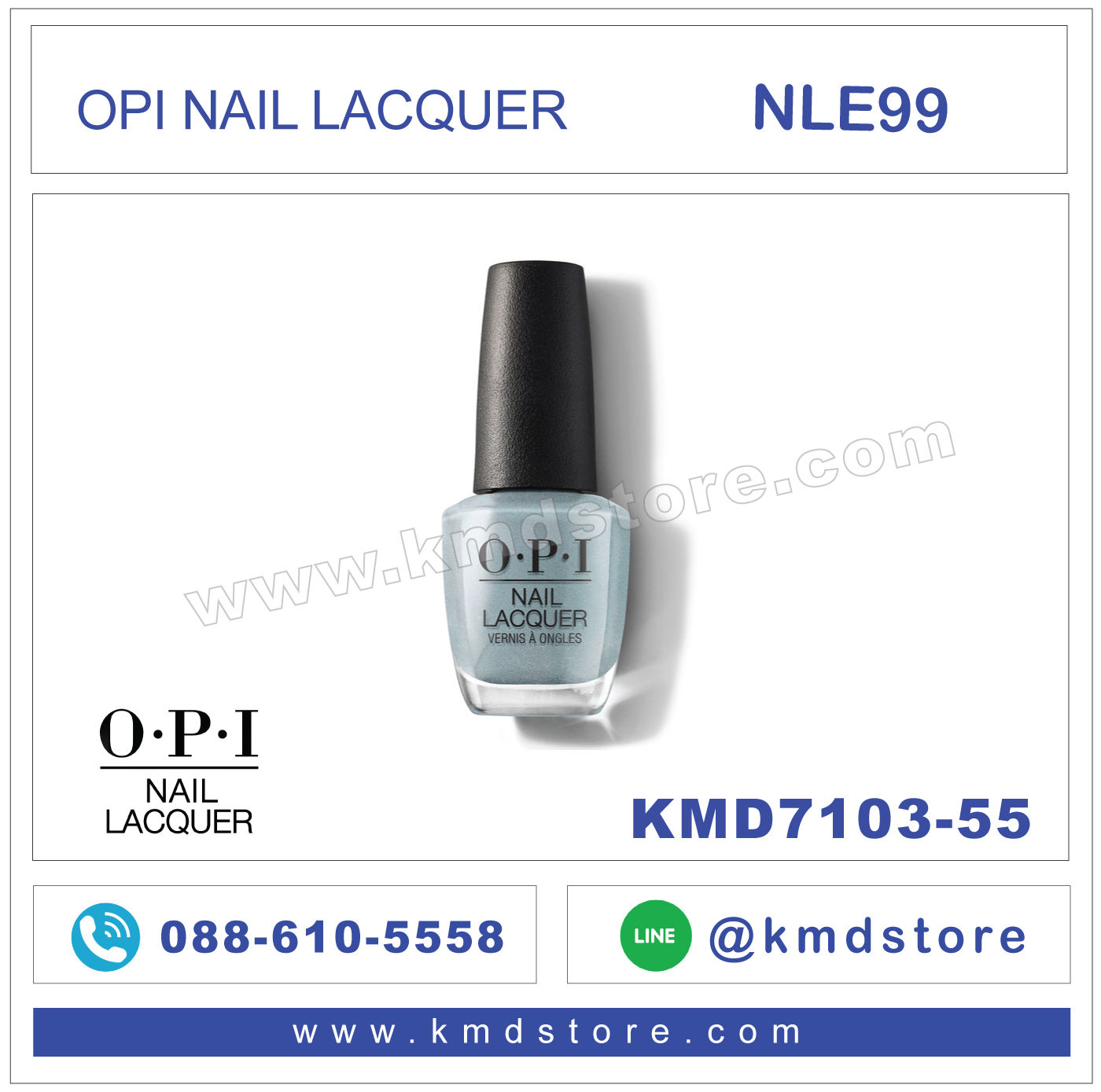 KMD7103-55 สีทาเล็บ OPI NAIL LACQUER - Two Pearls in a Pod / NLE99