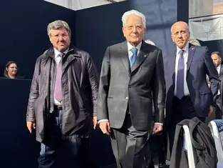 Mattarella in visita alla Fincantieri di Palermo