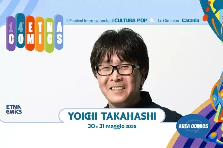 Etna Comics, ospite d’onore Yōichi Takahashi: arriva il creatore di “Holly e Benji”