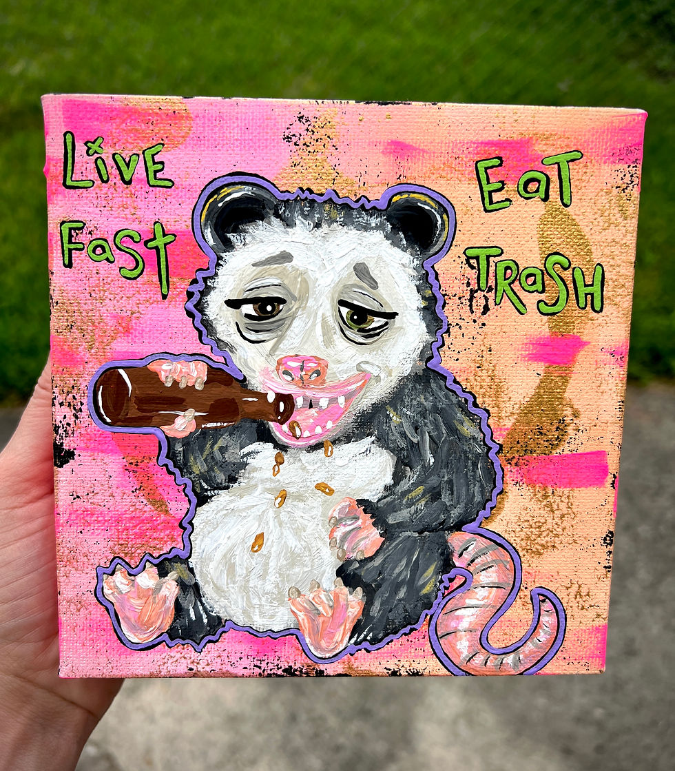 Live Fast Eat Trash