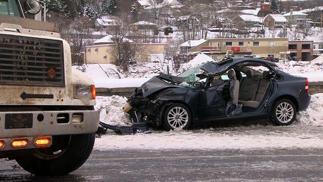 Un blessé grave dans un accident à B