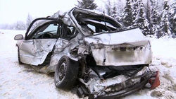 Collision à Thetford Mines