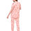 Thumbnail: Lotik's Women Cotton Heart Printed Maternity Night Suit Set