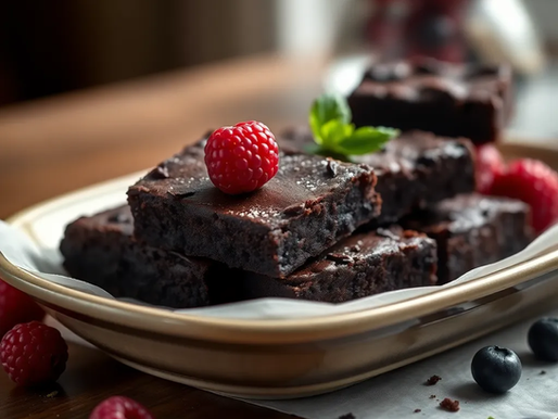 Dark Chocolate Berry Brownies
