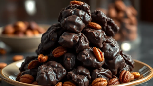Dark Chocolate Nut Clusters