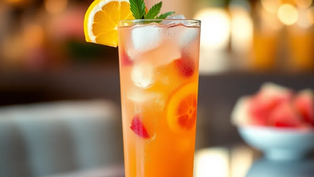 Fruity Fizz Mocktail