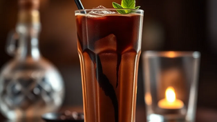 Chocolate Mint Dream Mocktail