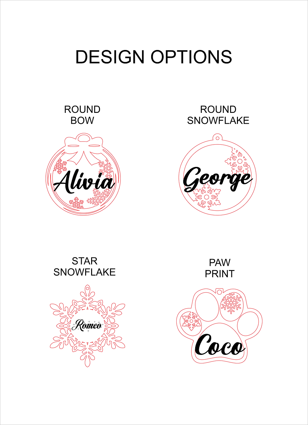 Thumbnail: Christmas Personalised Ornaments
