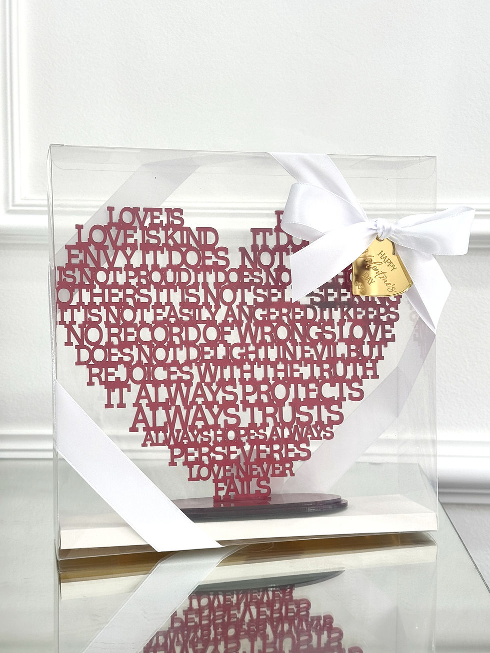 Thumbnail: Valentines Laser Cut Acrylic Heart