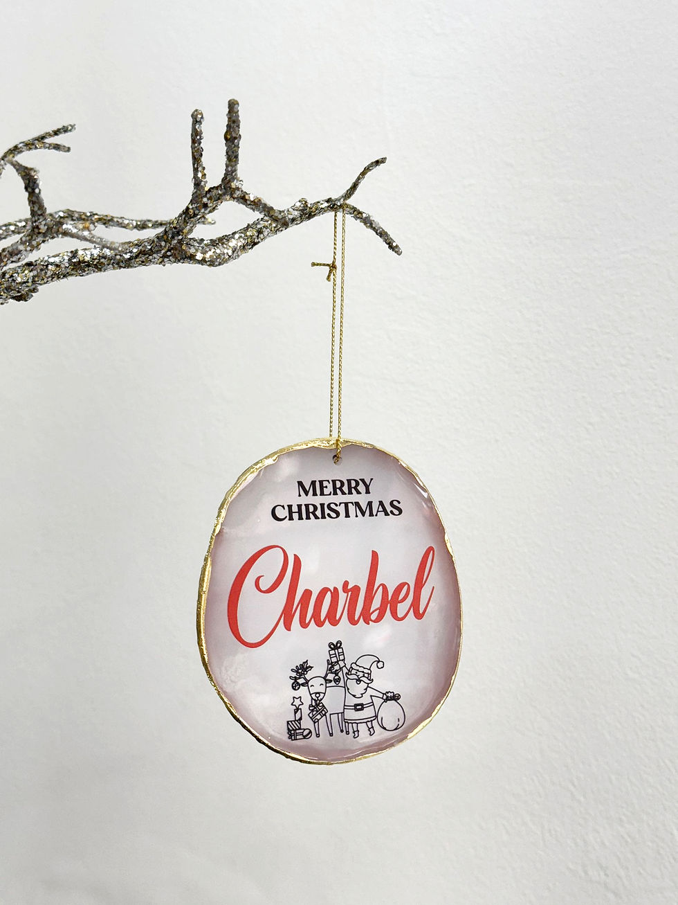 Thumbnail: Marble Christmas Ornament