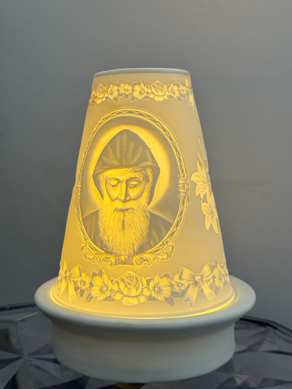 Thumbnail: St. Charbel Ceramic Night Light