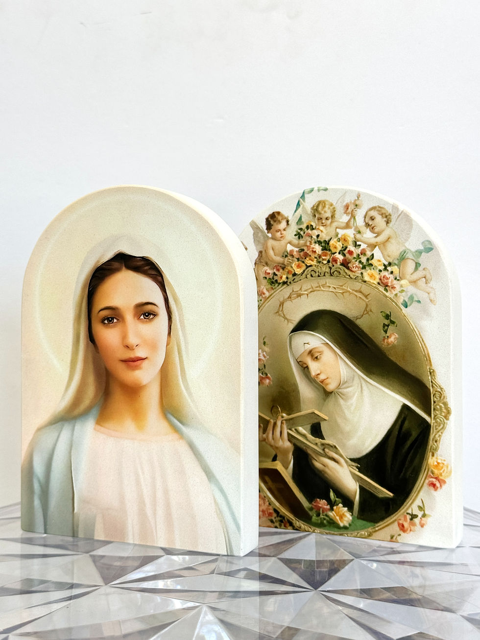 Religious Arch Stone Icons