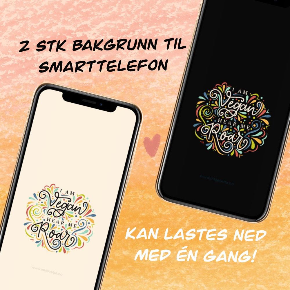 "I AM VEGAN, HEAR ME ROAR" - BAKGRUNN