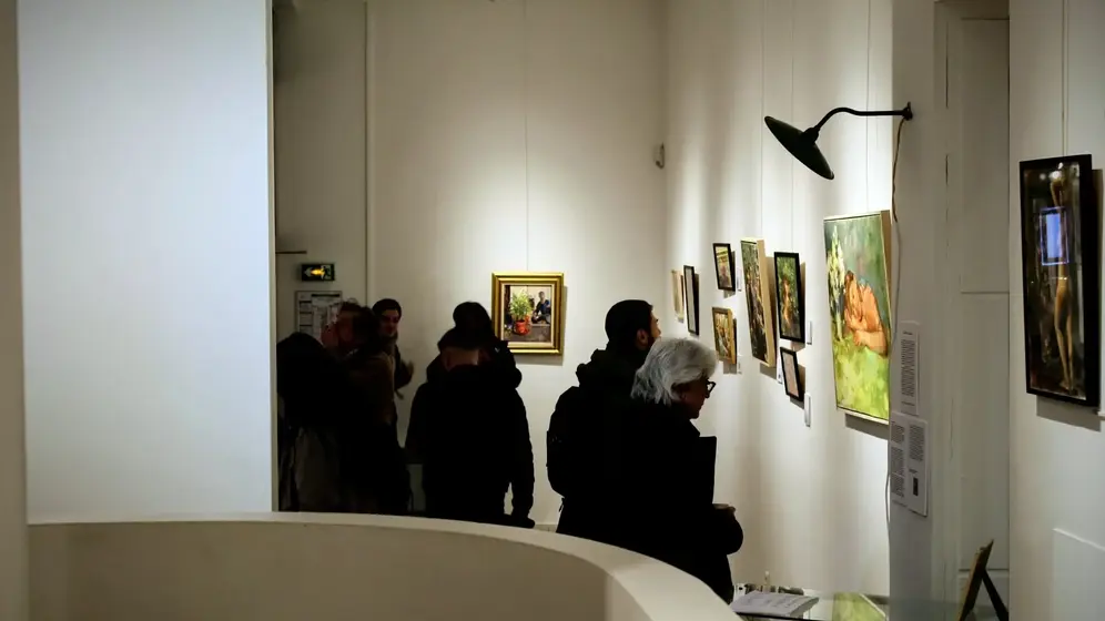 Dans l'abîme du temps-exposition de Matthieu Bourgade à la galerie du Montparnasse Janvier 2025