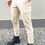 Miniatura: Pantalón Chino con Bolsillos Beige