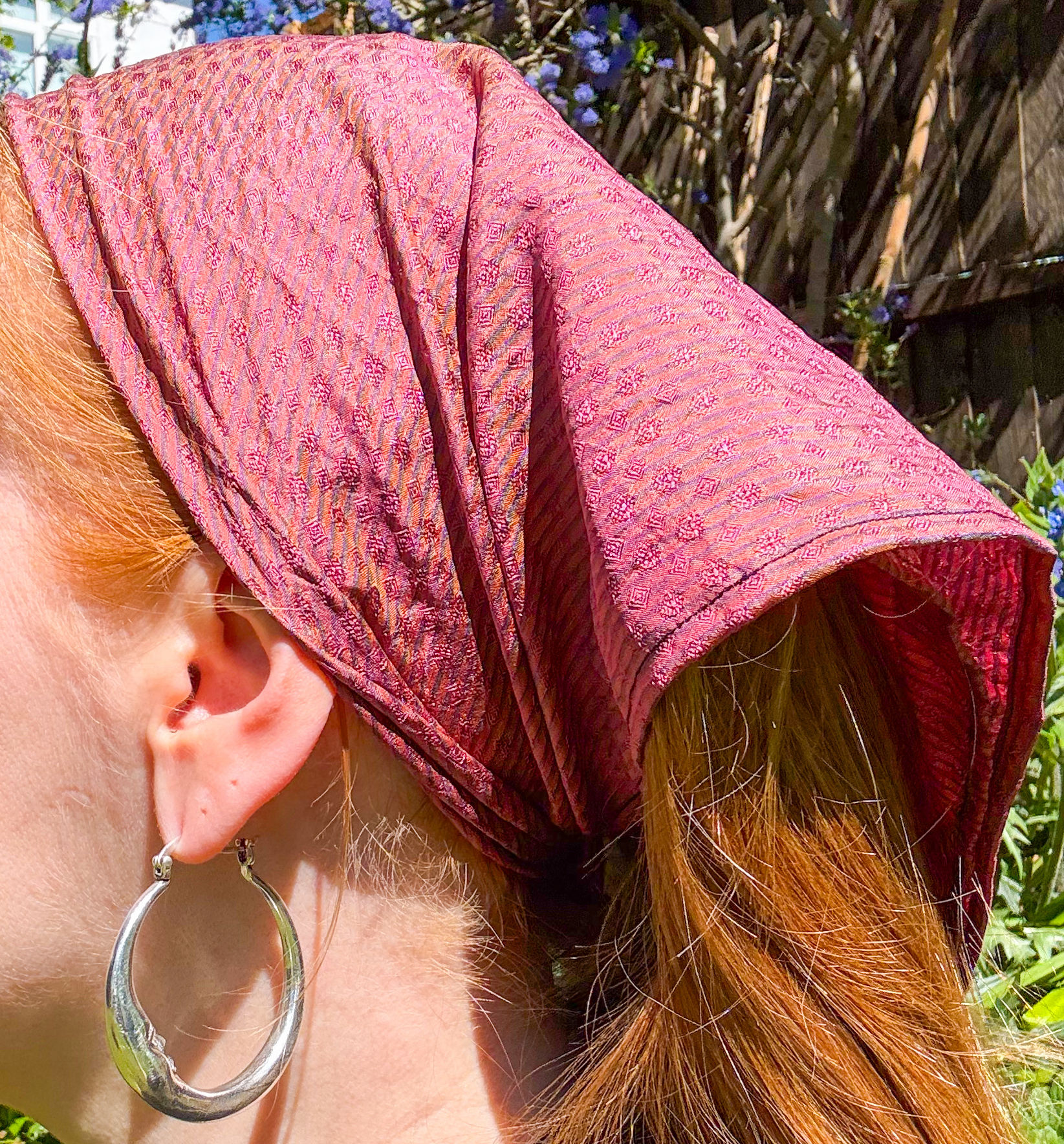 Rose Sari Headscarf