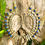 Thumbnail: Lapis Lazuli & Brass Feather Ear Cuffs