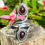 Thumbnail: Dark Red Agate Dohara Ring