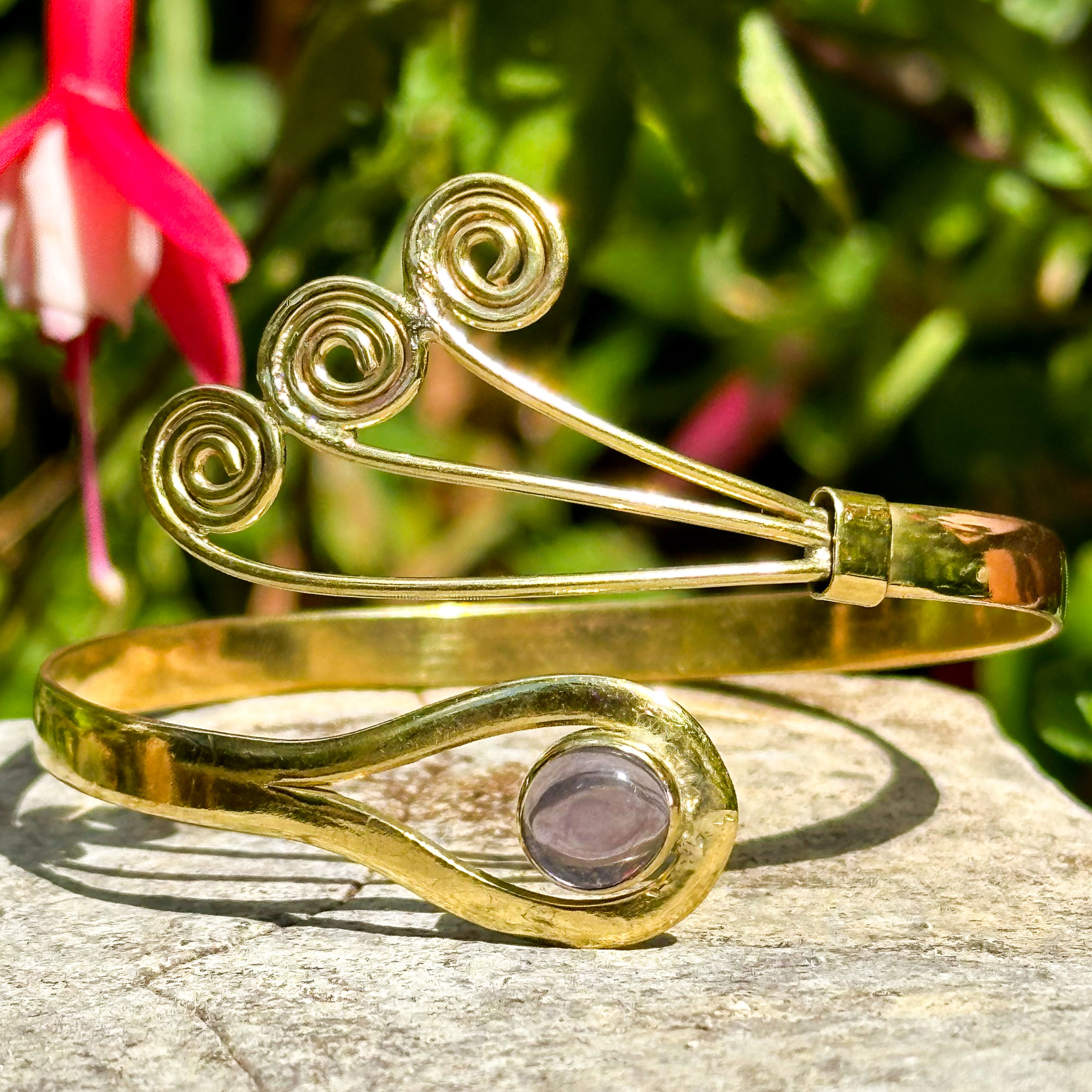 Amethyst Kundalee Cuff