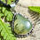 Thumbnail: Teardrop Prehnite Pendant Necklace