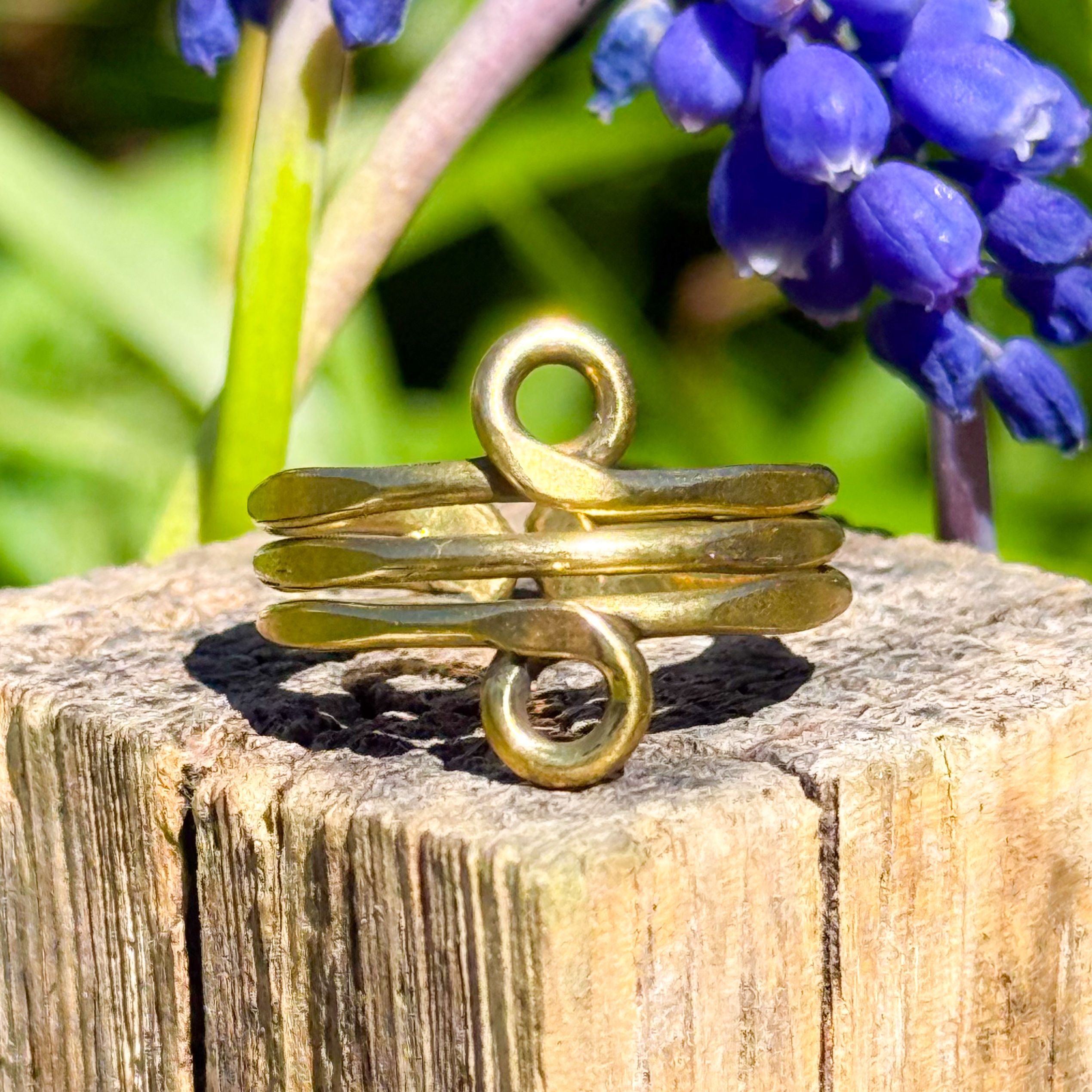 Brass Twist Ring