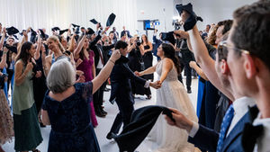 Andrea + Abe’s Jewish East Coast Wedding with a Hip-Hop Twist