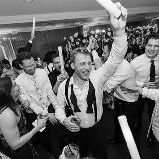 glowsticks at wedding
