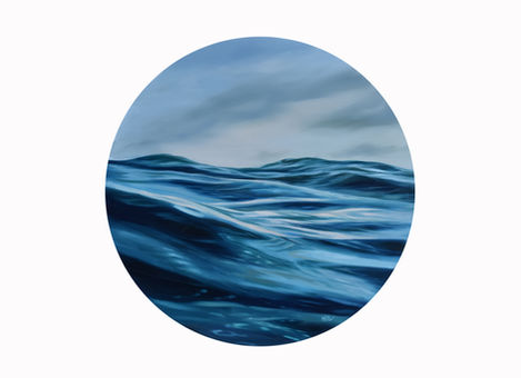 Swimming at Dawn 40cm diameter