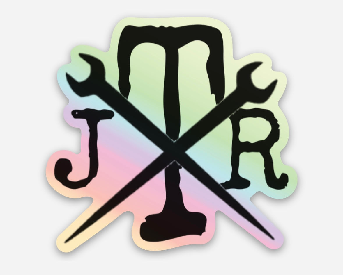 JTR holographic sticker