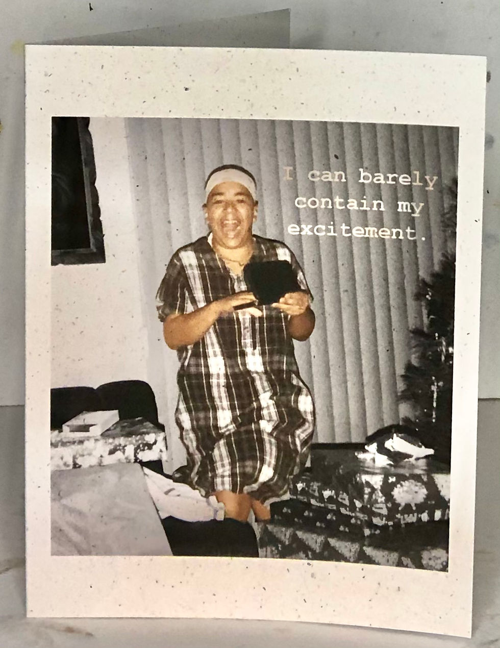 "Excitement" Greeting Card