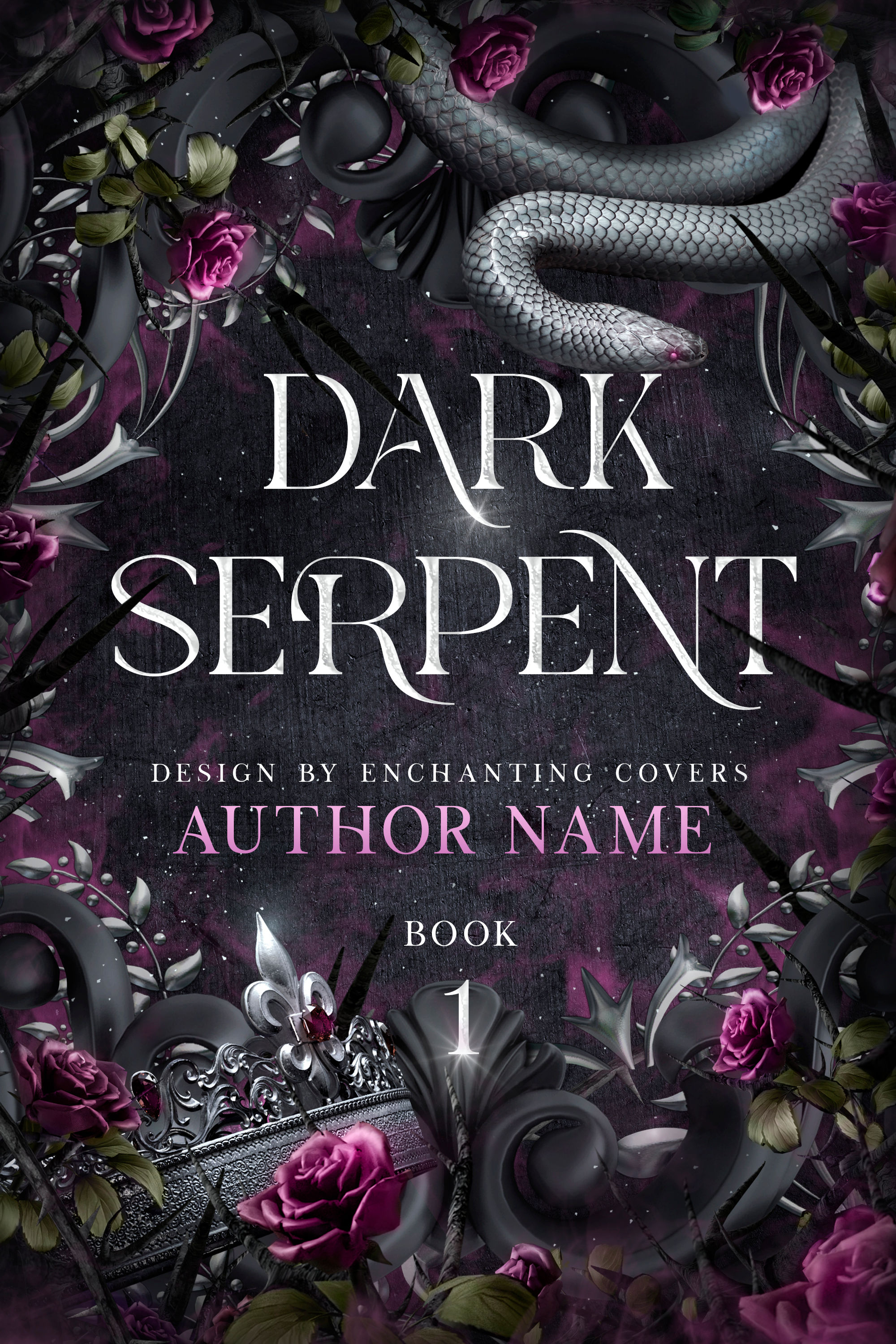 Dark Serpent premade object based cover design