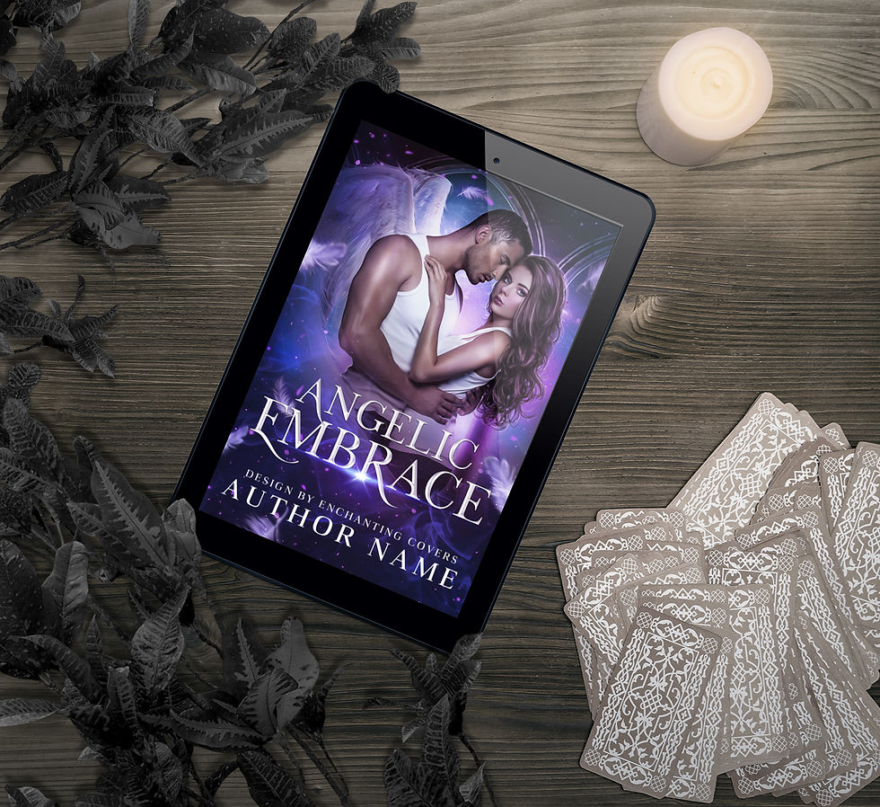 Thumbnail: Angelic Embrace premade eBook cover PNR Paranormal Romance