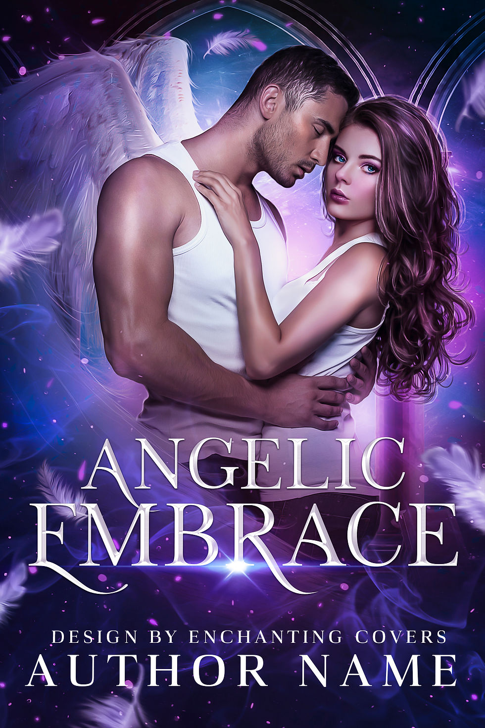 Thumbnail: Angelic Embrace premade eBook cover PNR Paranormal Romance