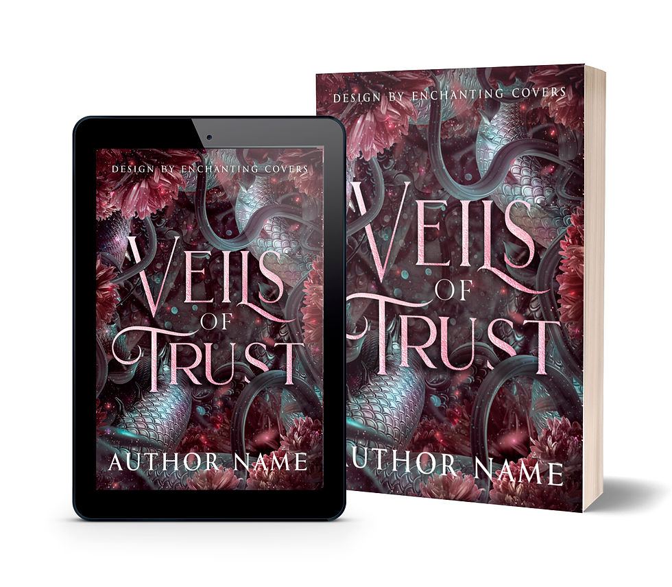 Thumbnail: Veils of Trust premade book cover design